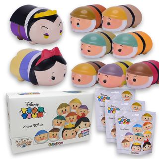 Squishy Disney Tsum Tsum Snow White: Funny Box con 3 personaggi diversi