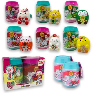 Chupa Chups Sparkling Squishy: Funny Box con 2 personaggi diversi