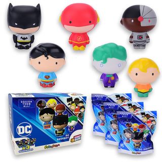 DC SQUISHY HEROES: FUNNY BOX CON 3 SUPER EROI DIVERSI