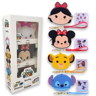 Disney Tsum Tsum Hand Bag: Funny Box con 3 personaggi diversi