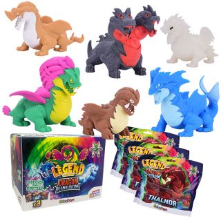 Legend of Animals Dragon Kingdom: Funny Box con 3 draghi diversi