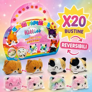 Peluche Reversibili Emotimons Kitties | Special Pack 20 bustine