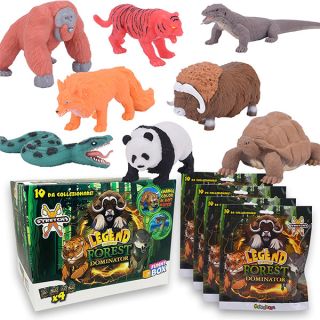 Legend of Animals Forest Dominator | Funny Box con 4 personaggi diversi
