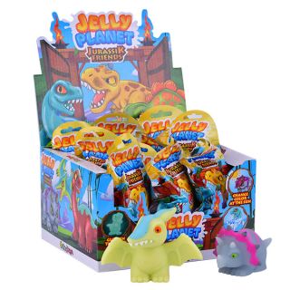 JURASSIK FRIENDS JELLY PLANET: Display da 10 bustine