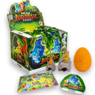 MEGA JURASSIC EGGS: Display da 10 bustine