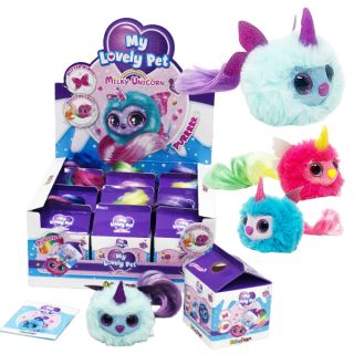 Milky Unicorn con coda vibrante: Display da 9 pezzi