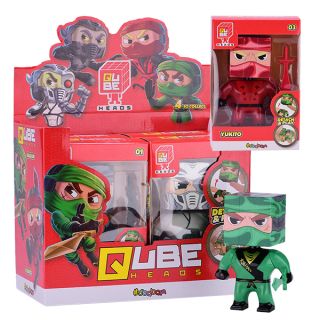 Ninja Cube Heads: Display da 4 pezzi