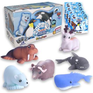 POLAR FRIENDS: FUNNY BOX 4 BUSTINE CON PERSONAGGI DIVERSI