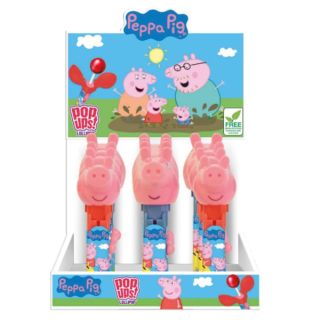POP UPS LOLLIPOP PEPPA PIG - DISPLAY 12 PEZZI