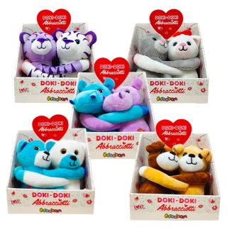 Doki Doki Abbracciotti Peluche: Pack con coppia - Colori assortiti