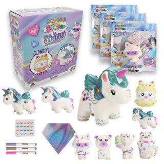 Squishy Shiny: Funny Box da 3 bustine con personaggi differenti