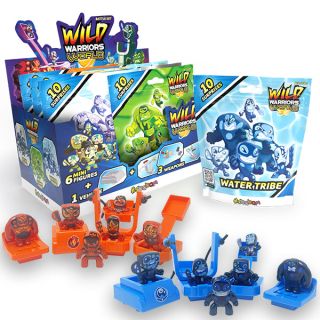 Wild Warriors World Battle Set: Display con 6 bustine